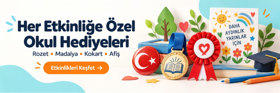 Her Etkinliğe Özel Okul Hediyeleri