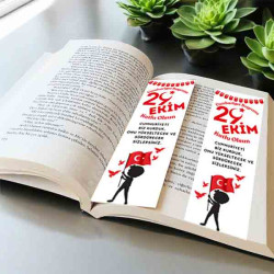 29 Ekim Cumhuriyet Bayramı Kitap Ayracı | Öğrenciler için Atatürk Sözlü Hediye