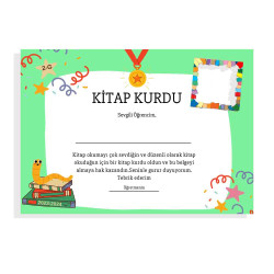 Kitap Kurdu Belgesi Resimli