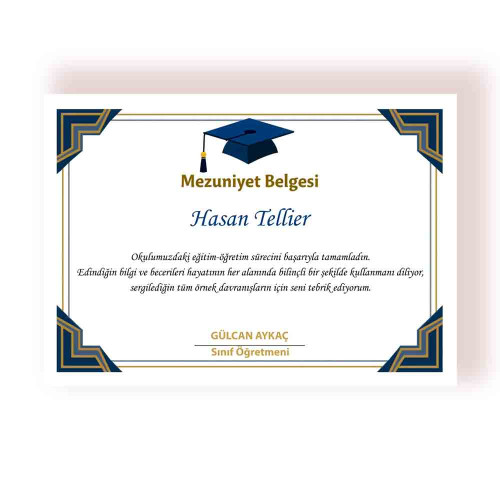 Mezuniyet Belgesi | Diploma ve Başarı Belge Mezuniyet Belgesi | Diploma ve Başarı Belge