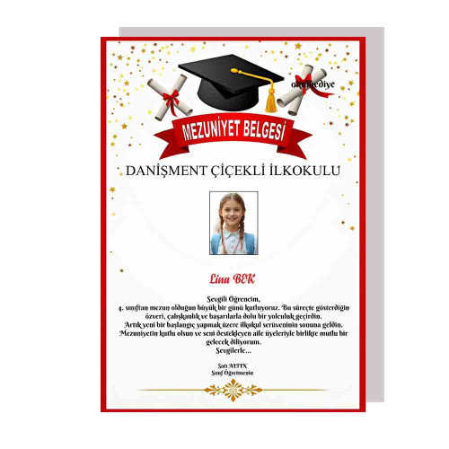 Mezuniyet Belgesi | Diploma ve Başarı Belge Mezuniyet Belgesi | Diploma ve Başarı Belge