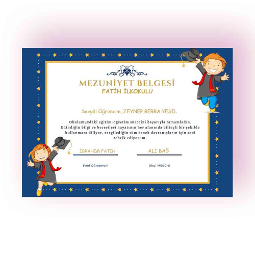 Artık Okuyorum Belgesi - Çocuklu Tasarım (Kişiye Özel İsimli) Artık Okuyorum Belgesi - Çocuklu Tasarım (Kişiye Özel İsimli)