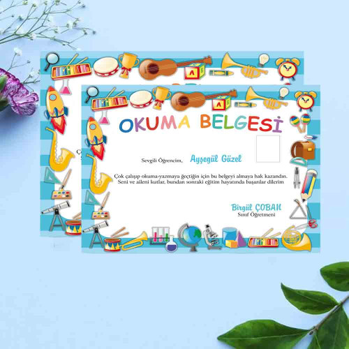 Resimli Artık Okuyorum Belgesi | Okuma Sertifikası ve Öğrenci Ödülü Resimli Artık Okuyorum Belgesi | Okuma Sertifikası ve Öğrenci Ödülü