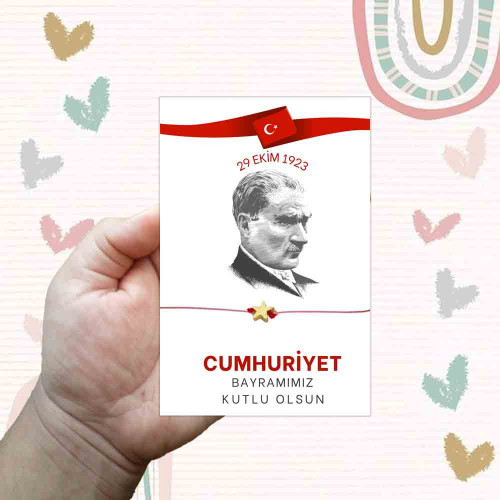 29 Ekim Cumhuriyet Bayramı Şans Bilekliği 29 Ekim Cumhuriyet Bayramı Şans Bilekliği