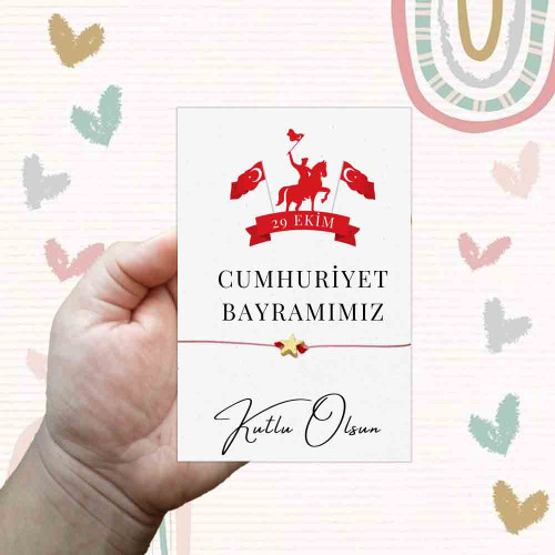 29 Ekim Cumhuriyet Bayramı Şans Bilekliği 29 Ekim Cumhuriyet Bayramı Şans Bilekliği
