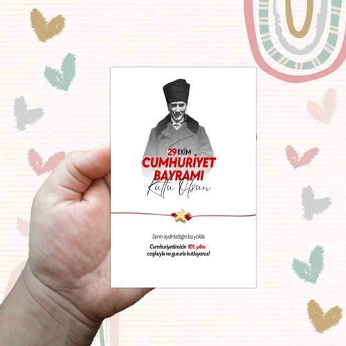29 Ekim Cumhuriyet Bayramı Şans Bilekliği | Cumhuriyet Ruhuna Anlamlı Dokunuş 29 Ekim Cumhuriyet Bayramı Şans Bilekliği | Cumhuriyet Ruhuna Anlamlı Dokunuş