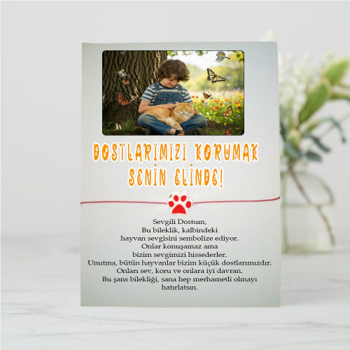 Hayvanları Koruma Günü Bilekliği - Hayvanları Koruma Günü Bilekliği -