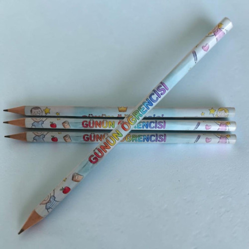 Günün Öğrencisi Temalı Özel Tasarım Kalem - Öğretmenler İçin Günlük Ödül ve Motivasyon Kalemi Günün Öğrencisi Temalı Özel Tasarım Kalem - Öğretmenler İçin Günlük Ödül ve Motivasyon Kalemi