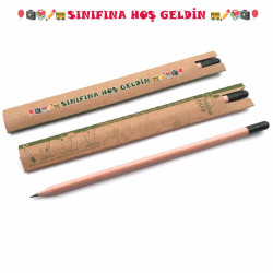 Sınıfına Hoş Geldin Kartlı Kalem | Eğlenceli Hediye
