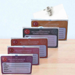 Kıstırgaç İğneli PVC Yaka Kartı | Etkinlik ve Kurum Kullanımı İçin
