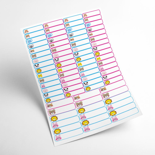 Sevimli Hayvanlı İsim Etiketi | Okul Eşyaları için Defter ve Kitap Etiketi Sevimli Hayvanlı İsim Etiketi | Okul Eşyaları için Defter ve Kitap Etiketi