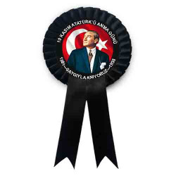 10 Kasım Atatürk Anma Kokartı | Özel Tasarım