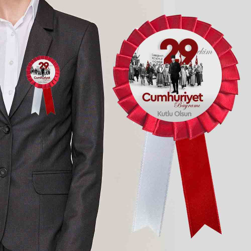 Cumhuriyet Bayramı Kokartı | 29 Ekim Özel Tasarım