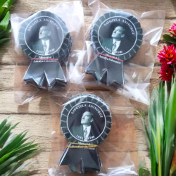 10 Kasım Etiketli Kokart | Atatürk Anma Günü Resmi Tören Aksesuarı 8'li