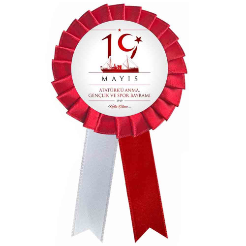 19 Mayıs Atatürk'ü Anma Kokartları - Gençlik ve Spor Bayramı Kokartı 19 Mayıs Atatürk'ü Anma Kokartları - Gençlik ve Spor Bayramı Kokartı