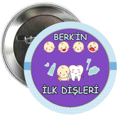 İlk Dişim Magneti | Bebekler İçin Hatıra Tasarımı