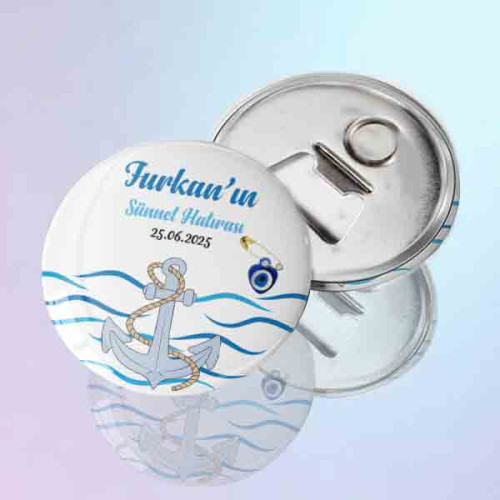 Yuvarlak Açacak Magnet Sünnet | Özel Tasarım Sünnet Hediyesi Yuvarlak Açacak Magnet Sünnet | Özel Tasarım Sünnet Hediyesi