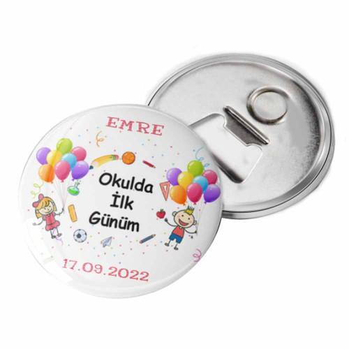 Okulda İlk Günüm Magneti | Kişiye Özel Okul Hatırası Okulda İlk Günüm Magneti | Kişiye Özel Okul Hatırası