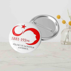 10 Kasım Atatürk Rozeti | Özel Gün Rozetim