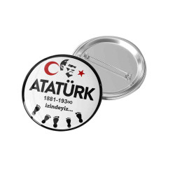 10 Kasım Atatürk'ü Anma Rozeti | Atatürk Sevgisi Rozeti