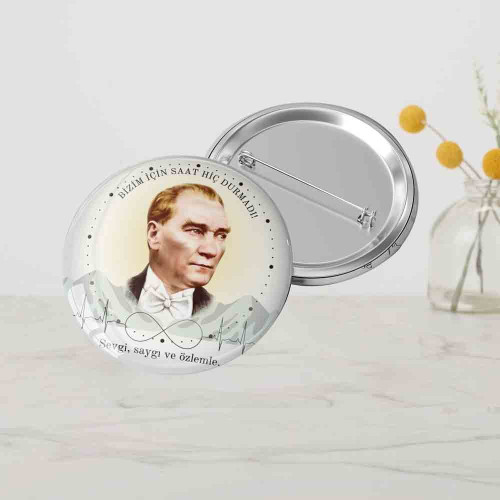 Atatürk Saygı Rozetim | Özel Tasarım Metal Rozet Atatürk Saygı Rozetim | Özel Tasarım Metal Rozet