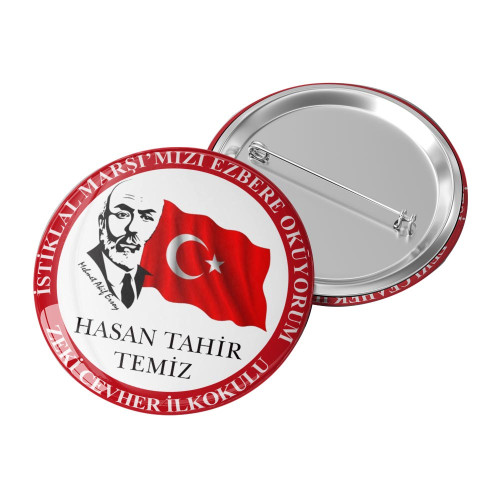 İstiklâl Marşı Rozeti | 12 Mart’a Özel Etkinlik Rozet