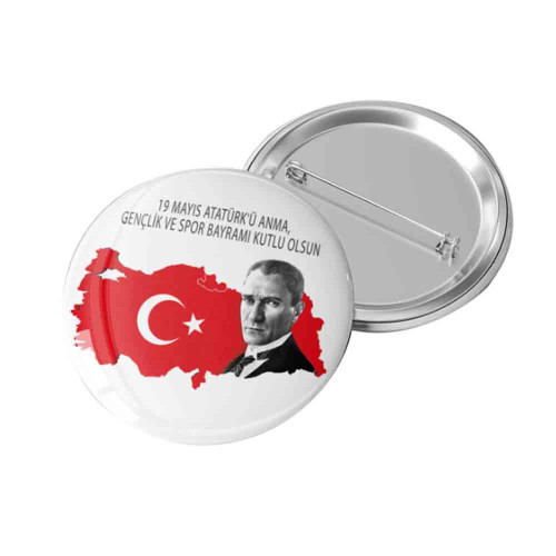 19 Mayıs Gençlik ve Spor Bayramı Rozeti | Atatürk’ü Anma 19 Mayıs Gençlik ve Spor Bayramı Rozeti | Atatürk’ü Anma