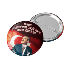 19 Mayıs Gençlik ve Spor Bayramı Rozet