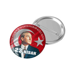 23 Nisan Çocuk Bayramı Kutlu Olsun Rozeti | Ulusal Egemenlik Rozeti