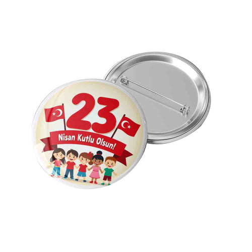 23 Nisan Çocuk Bayramı Rozeti | Ulusal Egemenlik