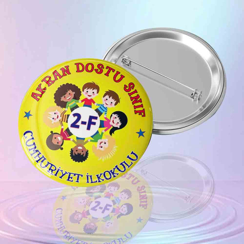 Akran Dostu Sınıf Rozeti | Sınıf Kimliği ve Dayanışma Rozeti