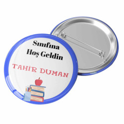 Sınıfına Hoşgeldin Rozeti | Öğrenci Karşılama