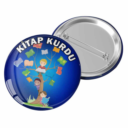 Öğrenci Kitap Kurdu Rozetim | Okuma Başarı Rozeti Öğrenci Kitap Kurdu Rozetim | Okuma Başarı Rozeti