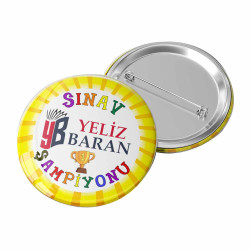 Sınav Şampiyonu Rozeti | Motivasyon Ödül Rozeti