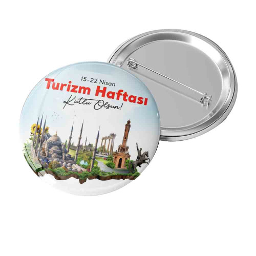 Turizm Haftası Hediye Rozeti | Turizm Çalışanlarına Özel Turizm Haftası Hediye Rozeti | Turizm Çalışanlarına Özel
