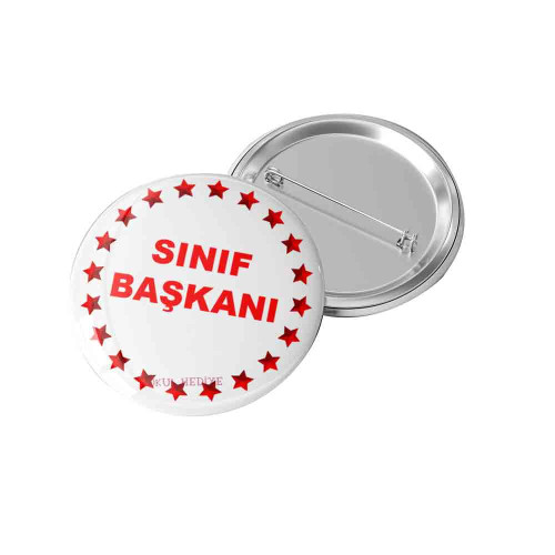 Sınıf Başkanı Rozetim Sınıf Başkanı Rozetim