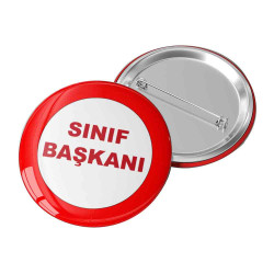 Sınıf Lideri Rozeti | Öğrenci Görev Rozeti Sınıf Lideri Rozeti | Öğrenci Görev Rozeti